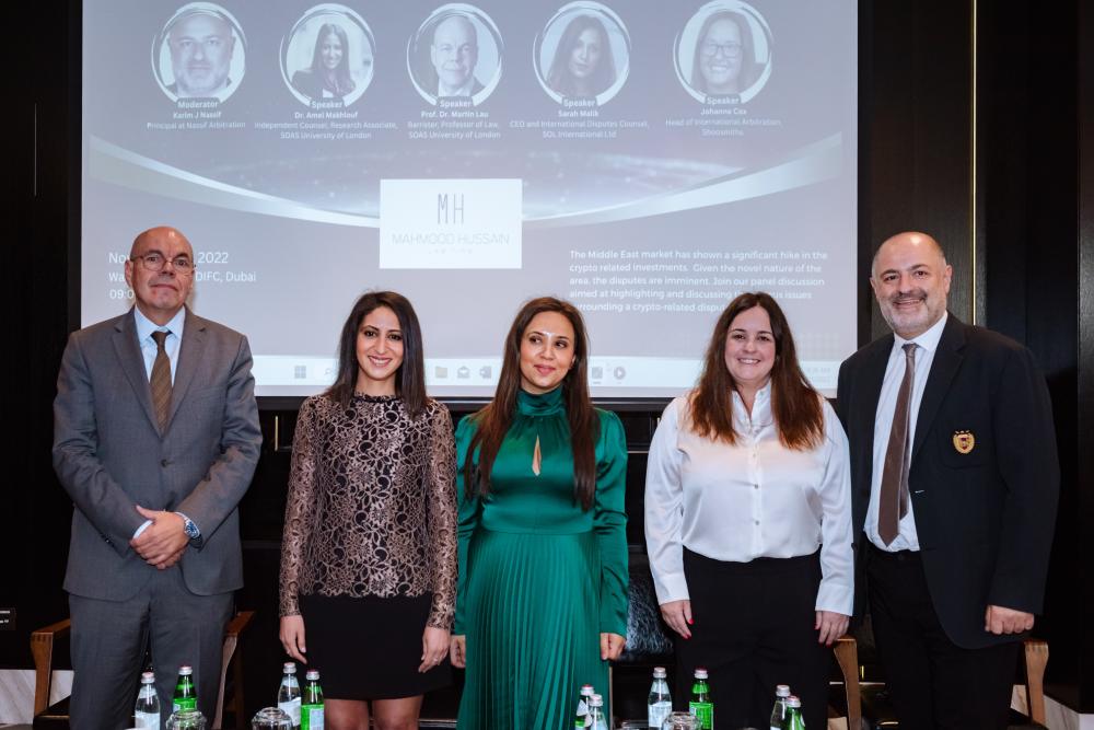 Group photo with CIMEL members at Dubai Arbitration Week 2022